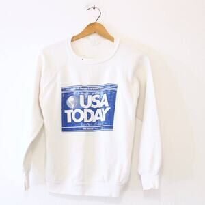 Vintage USA Today Newspaper Sweatshirt Large